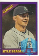 2015 Topps Heritage Chrome Purple Refractors #THC-493 Kyle Seager